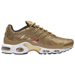 Men's - Nike Air Max Plus - Metallic Gold/Varsity Red/Black