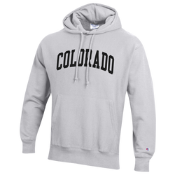 Men's - Champion NCAA University of Colorado Rev Weave Hoodie - Gray