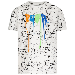 Boys' Grade School - PUMA Splatter T-Shirt - White/Multi