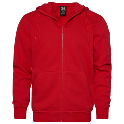 Men's - CSG Basic Full-Zip Fleece Hoodie - Red/Red