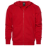 CSG Basic Full-Zip Fleece Hoodie - Men's Red/Red