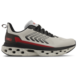 Men's - K-Swiss Melrose Tubes Lite - Black/Oyster Mushroom/Mars Red