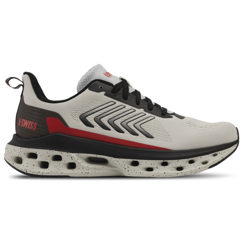 - K-Swiss Melrose Tubes Lite - Black/Oyster Mushroom Mars Red