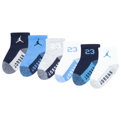 Boys' Toddler - Jordan 6 Pack Sock - Blue/White