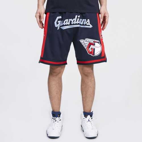 

Pro Standard Mens Pro Standard Guardians Chrome Fleece Shorts - Mens Navy/Red Size L