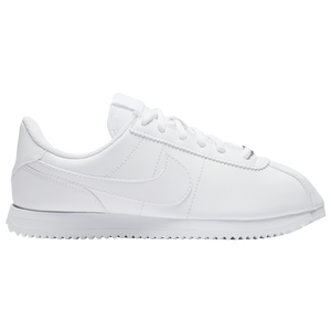 All white nike hot sale cortez kids