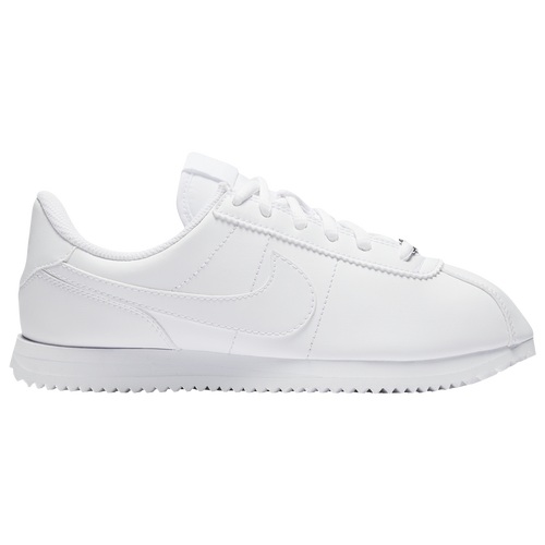 

Nike Boys Nike Cortez - Boys' Grade School Running Shoes White/White/White Size 4.5