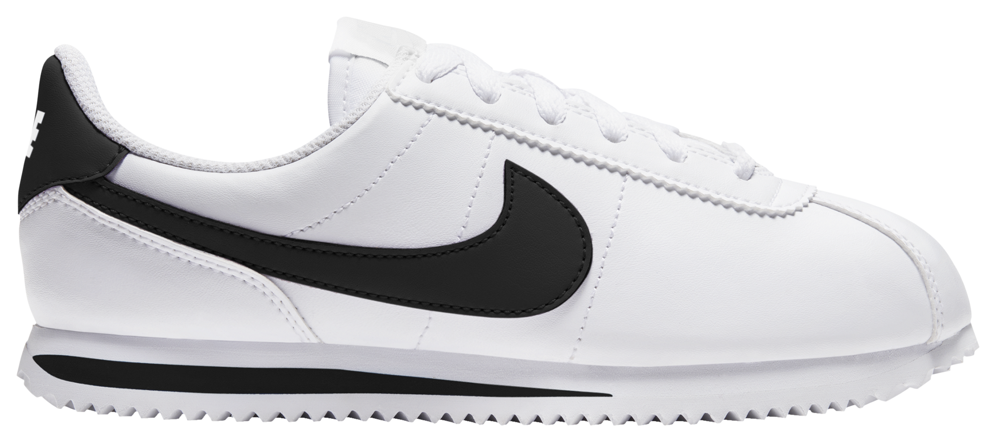 black and white cortez shoes