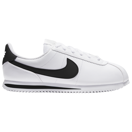 

Nike Boys Nike Cortez - Boys' Grade School Running Shoes White/Black Size 04.0