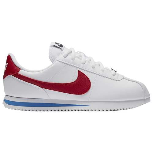 

Boys Nike Nike Cortez - Boys' Grade School Shoe White/Varsity Red/Varsity Royal Size 04.0