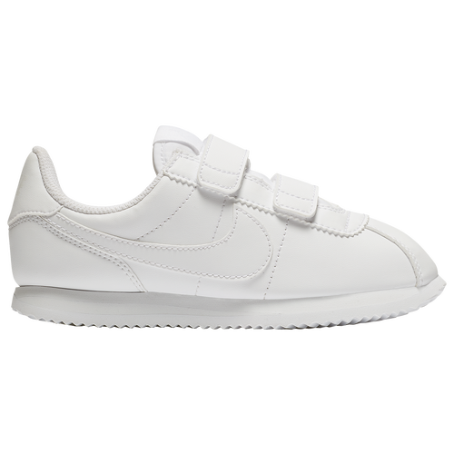 

Nike Boys Nike Cortez - Boys' Preschool Running Shoes White/White/White Size 1.0