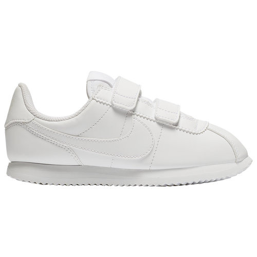 

Boys Preschool Nike Nike Cortez - Boys' Preschool Shoe White/White/White Size 01.0