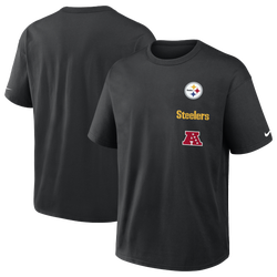 Men's - Nike NFL Steelers Short Sleeve T-Shirt - Black