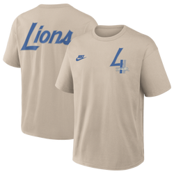 Men's - Nike NFL Lions Short Sleeve T-Shirt - Beige