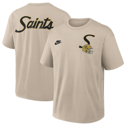 Men's - Nike NFL Saints Short Sleeve T-Shirt - Beige
