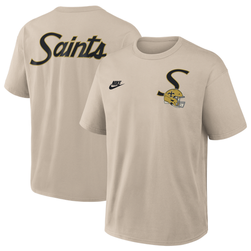 Nike Mens New Orleans Saints NFL Saints Short Sleeve T-Shirt - - Beige
