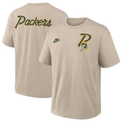 Men's - Nike NFL Packers Short Sleeve T-Shirt - Beige