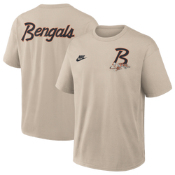 Men's - Nike NFL Bengals Short Sleeve T-Shirt - Beige