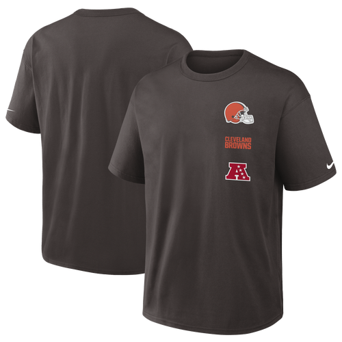 Nike Mens Cleveland Browns NFL Browns Primetime T-shirt - - Brown Size XL