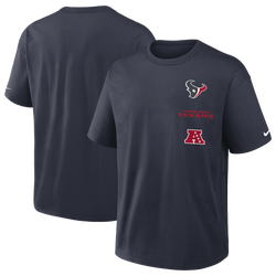 Men's - Nike NFL Texans Short Sleeve T-Shirt - Blue