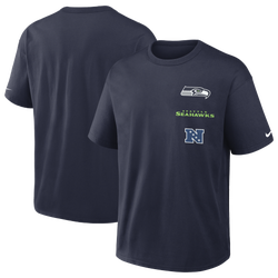 Men's - Nike NFL Seahawks Short Sleeve T-Shirt - Navy