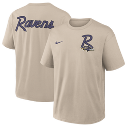 Men's - Nike NFL Ravens Short Sleeve T-Shirt - Beige