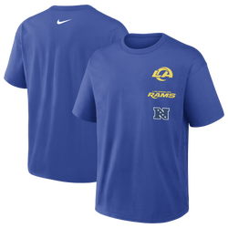 Men's - Nike NFL Rams Short Sleeve T-Shirt - Blue