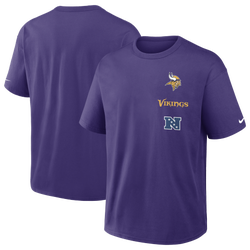 Men's - Nike NFL Vikings Primetime T-Shirt - Purple