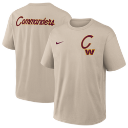 Men's - Nike NFL Commanders Short Sleeve T-Shirt - Beige