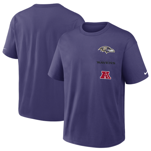 Nike Mens Baltimore Ravens NFL Ravens Short Sleeve T-Shirt - - Purple