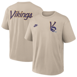 Men's - Nike NFL Vikings Short Sleeve T-Shirt - Beige