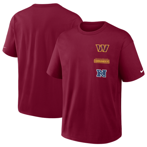 Nike Mens WASHINGTON COMMANDERS NFL Commanders Short Sleeve T-Shirt - - Red Size XXL