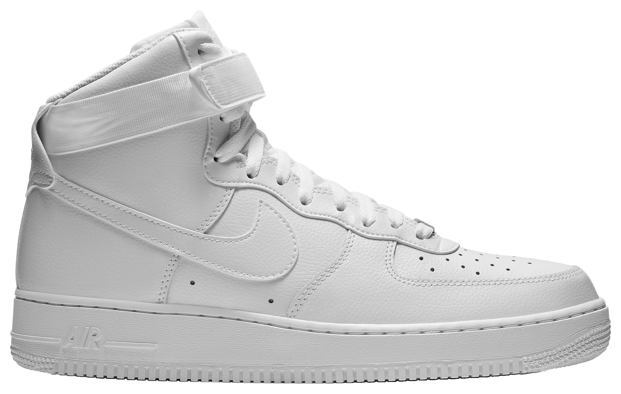 high top all white air forces