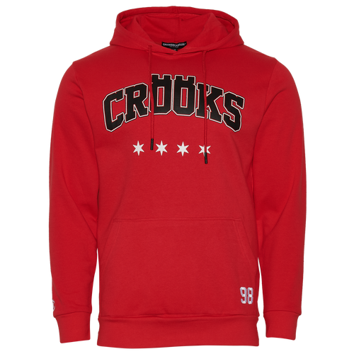 

Crooks & Castles Mens Crooks & Castles 98 Stars Hoodie - Mens Black/Red Size L