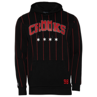 Crooks and castles red hot sale hoodie