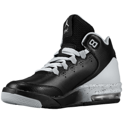 Boys' Grade School - Jordan Flight Origin 2 - Black/White/Wolf Grey