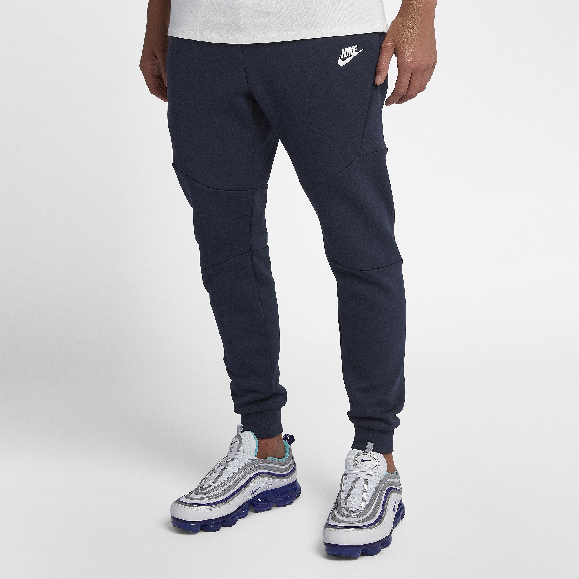 nike tech fleece tracksuit blue