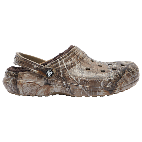 

Crocs Mens Crocs Classic Lined Clogs - Mens Shoes Brown/Brown Size 8.0
