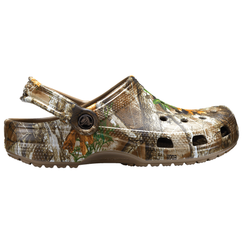Crocs Brown Realtree Classic Clogs In Multi/multi