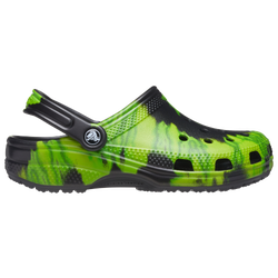 Men's - Crocs Classic Clog - Black/Lime