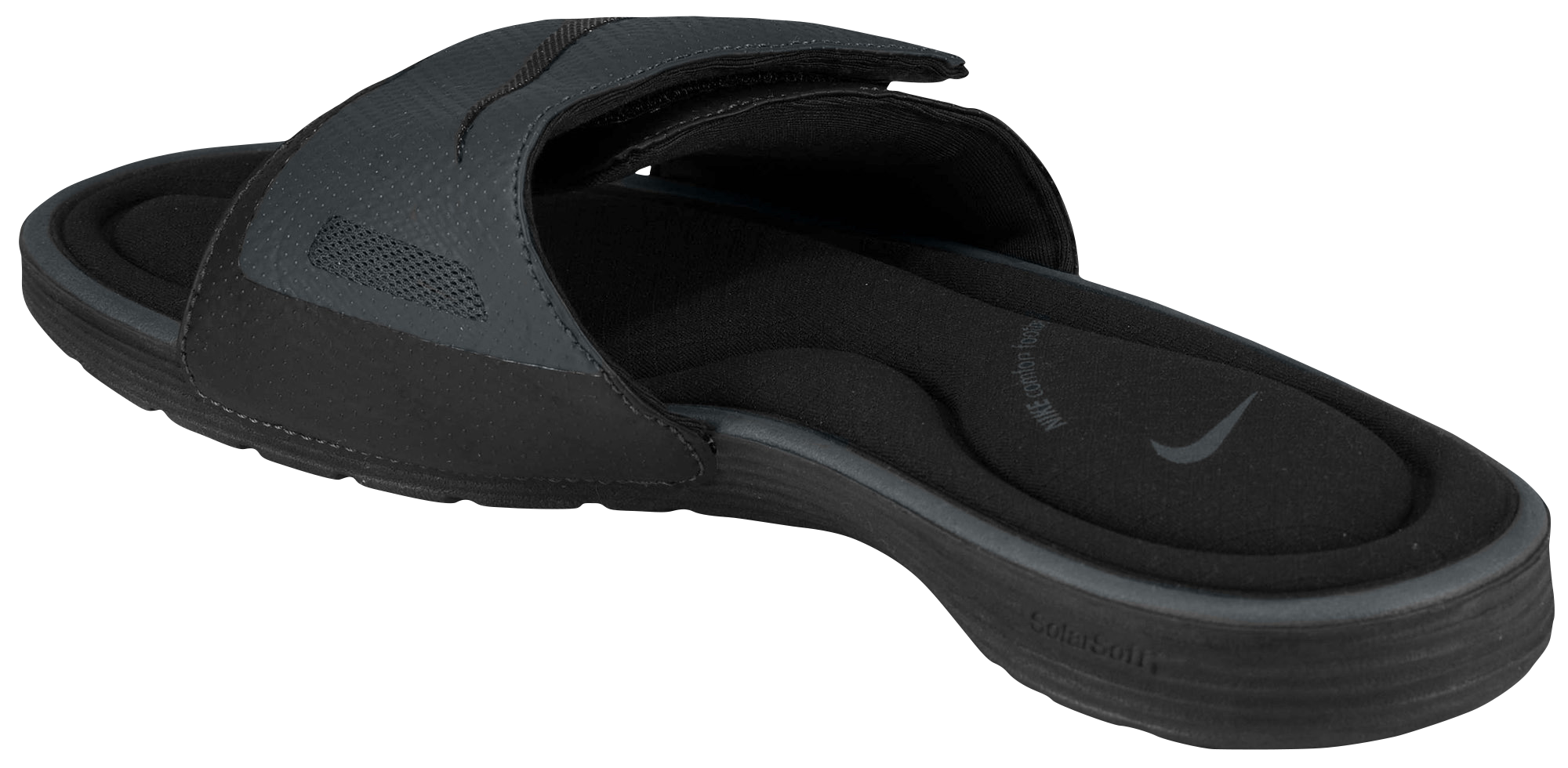 nike solarsoft comfort slide black