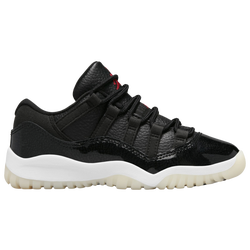 Boys' Preschool - Jordan Retro 11 Low - Black/Red/White