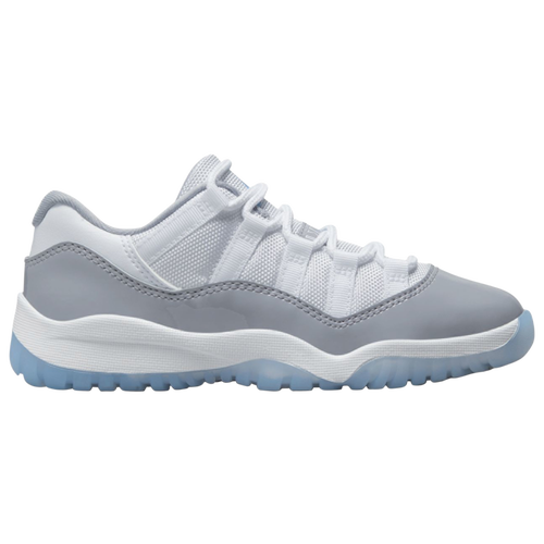 

Boys Preschool Jordan Jordan Retro 11 Low - Boys' Preschool Basketball Shoe White/Blue/Grey Size 13.0
