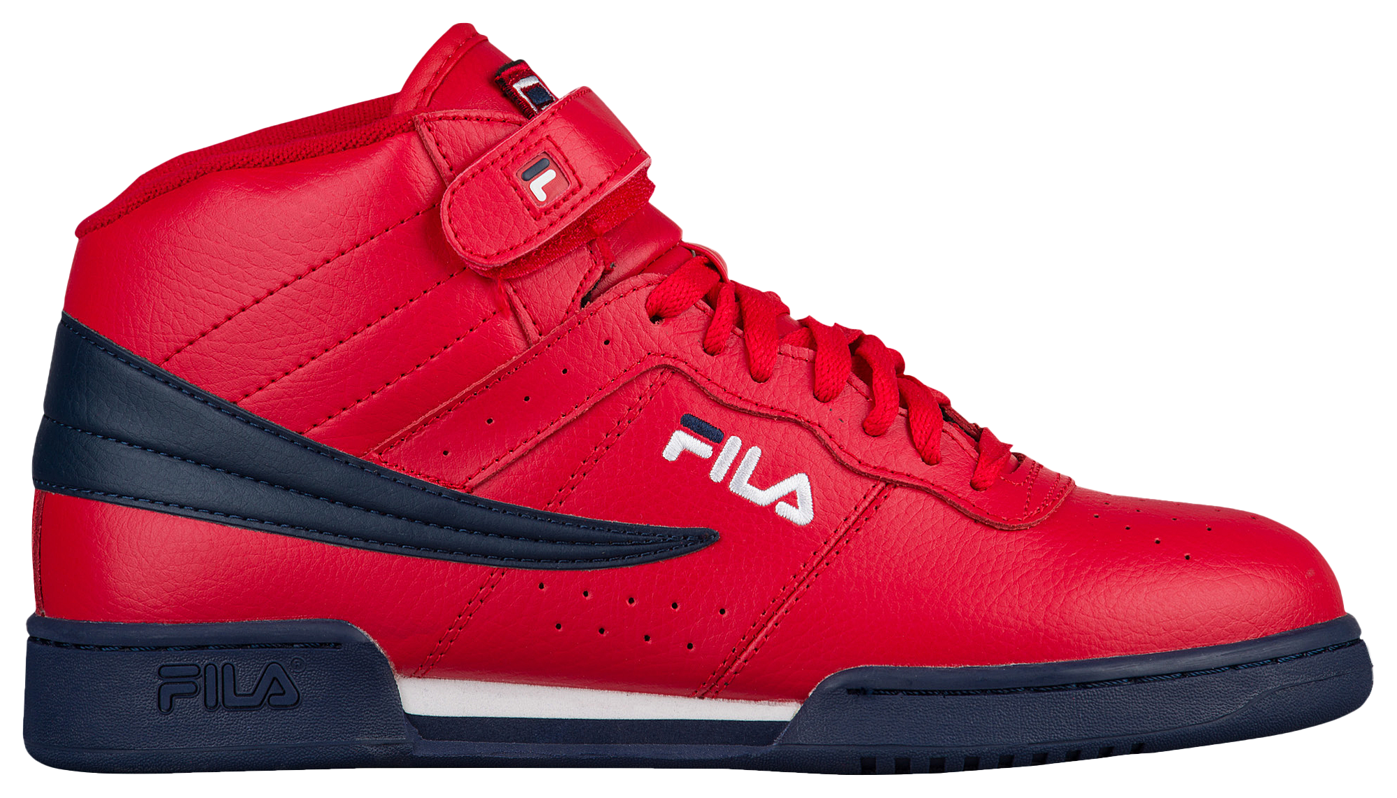 mens red fila shoes