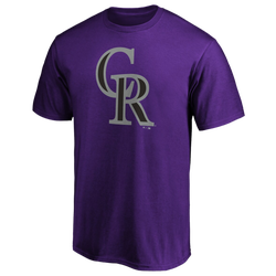 Men's - Fanatics Rockies Official Logo T-Shirt - Purple