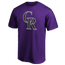 Fanatics Rockies Official Logo T-Shirt - Men's Purple
