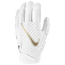 Nike Vapor Jet 6.0 Receiver Gloves - Men's White/White/Metallic Gold