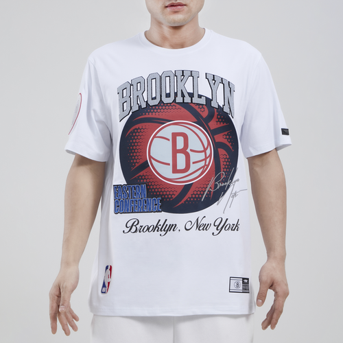 

Pro Standard Mens Pro Standard Nets Crackle T-Shirt - Mens White/White Size XXL