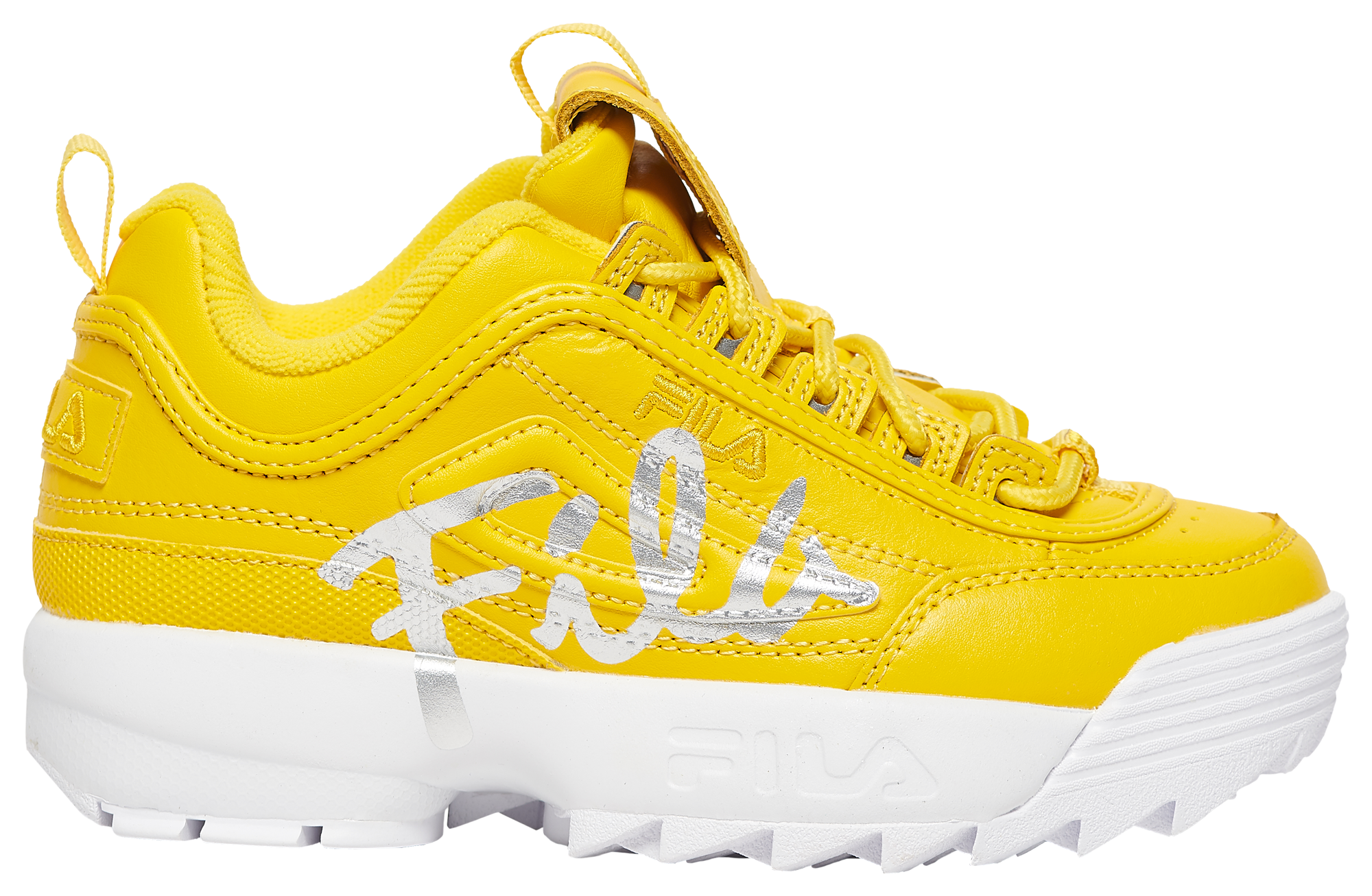 yellow shoes fila