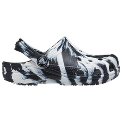 Boys' Toddler - Crocs Classic Marbled Clog - Black/White